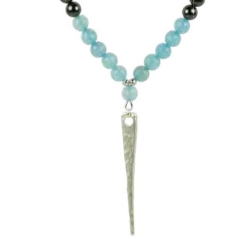New Gemstone Beaded‎ Pendant Necklace